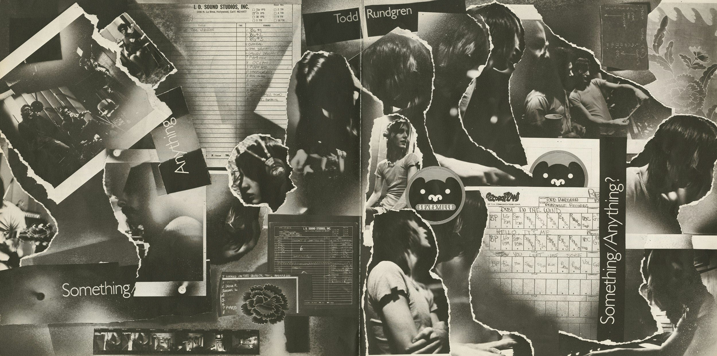 <i>Something/Anything</i> gatefold.